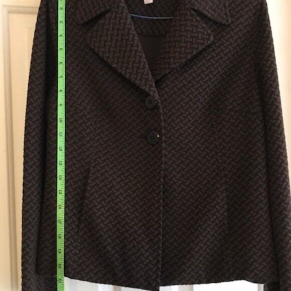 Charter Club Black/Brown Ladies Jacket Size P/S - Picture 1 of 7